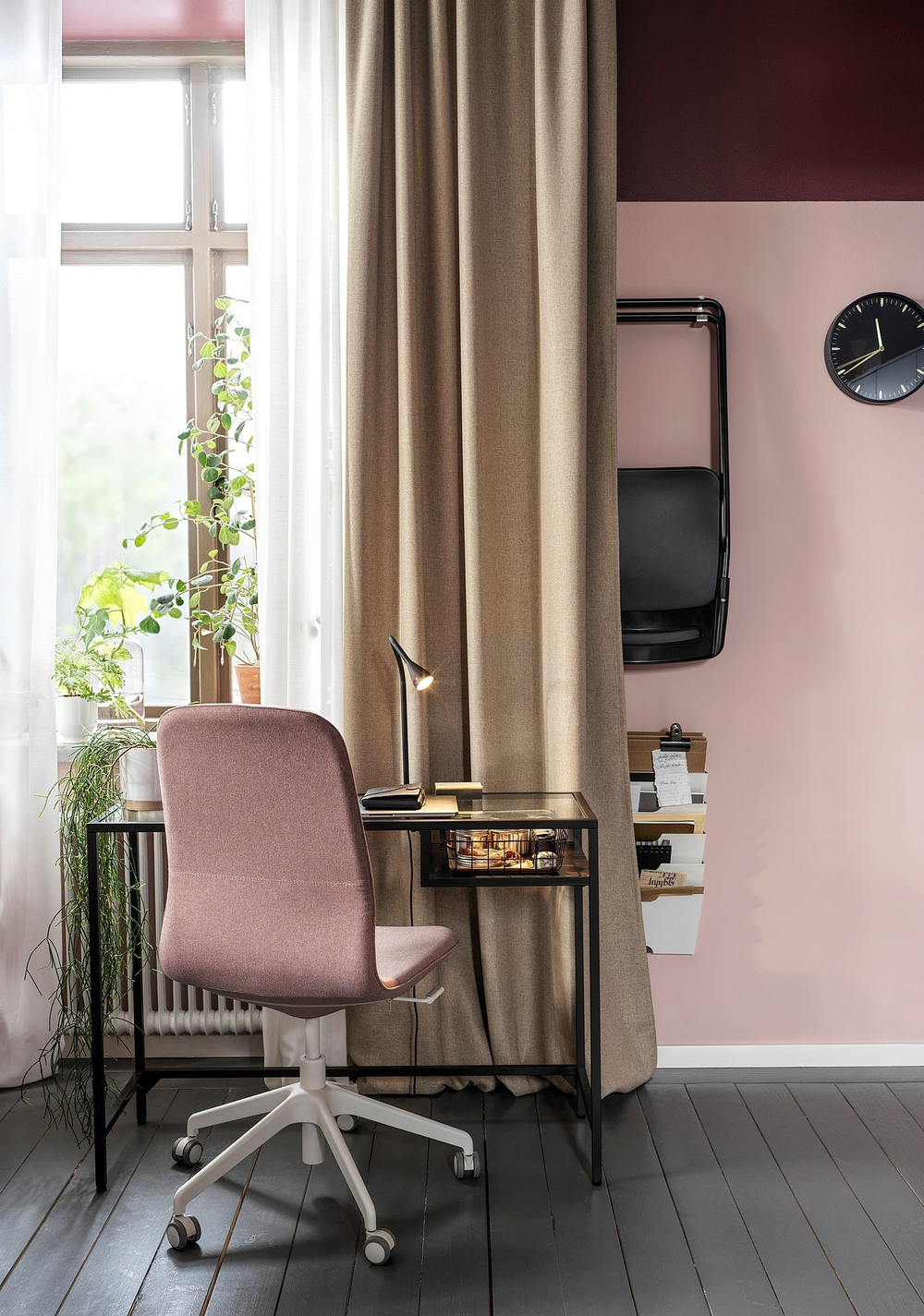 Комплект штор IKEA ANNAKAJSA (АННАКАЙСА), Бежевый, 145x250 см, 2 шт