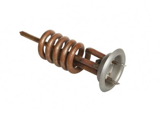 Тэн для Водонагревателя 2000w Медь Италия M6 Спиральная Форма