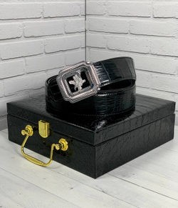 Ремень Stefano Ricci из кожи крокодила