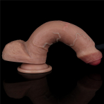 Фаллоимитатор "Dual Layered Platinum Silicone Cock 8.0", Светлый