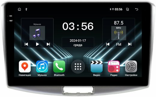 Магнитола для Volkswagen Passat B6, B7, CC 2005-2015 - FarCar DX493/909M монитор 10.36" IPS на Android 13, 4+64Гб, CarPlay