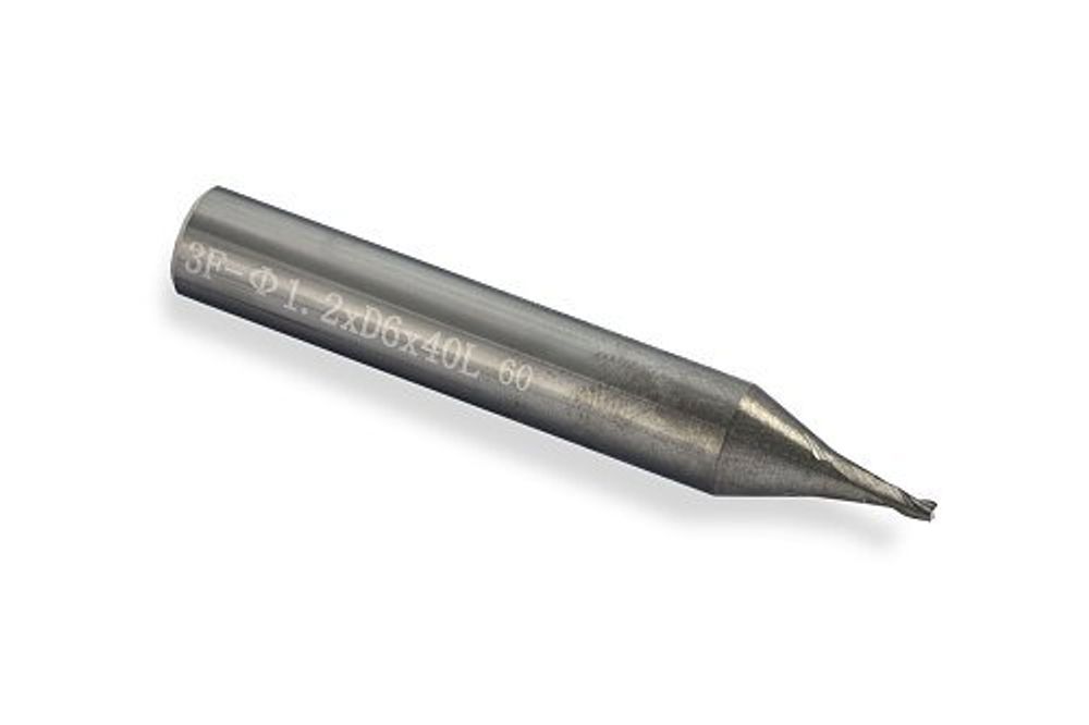 Вертик.фреза RAISE EW5512B ф1.2мм CARBIDE (ф1.2Х6Х40) 13176