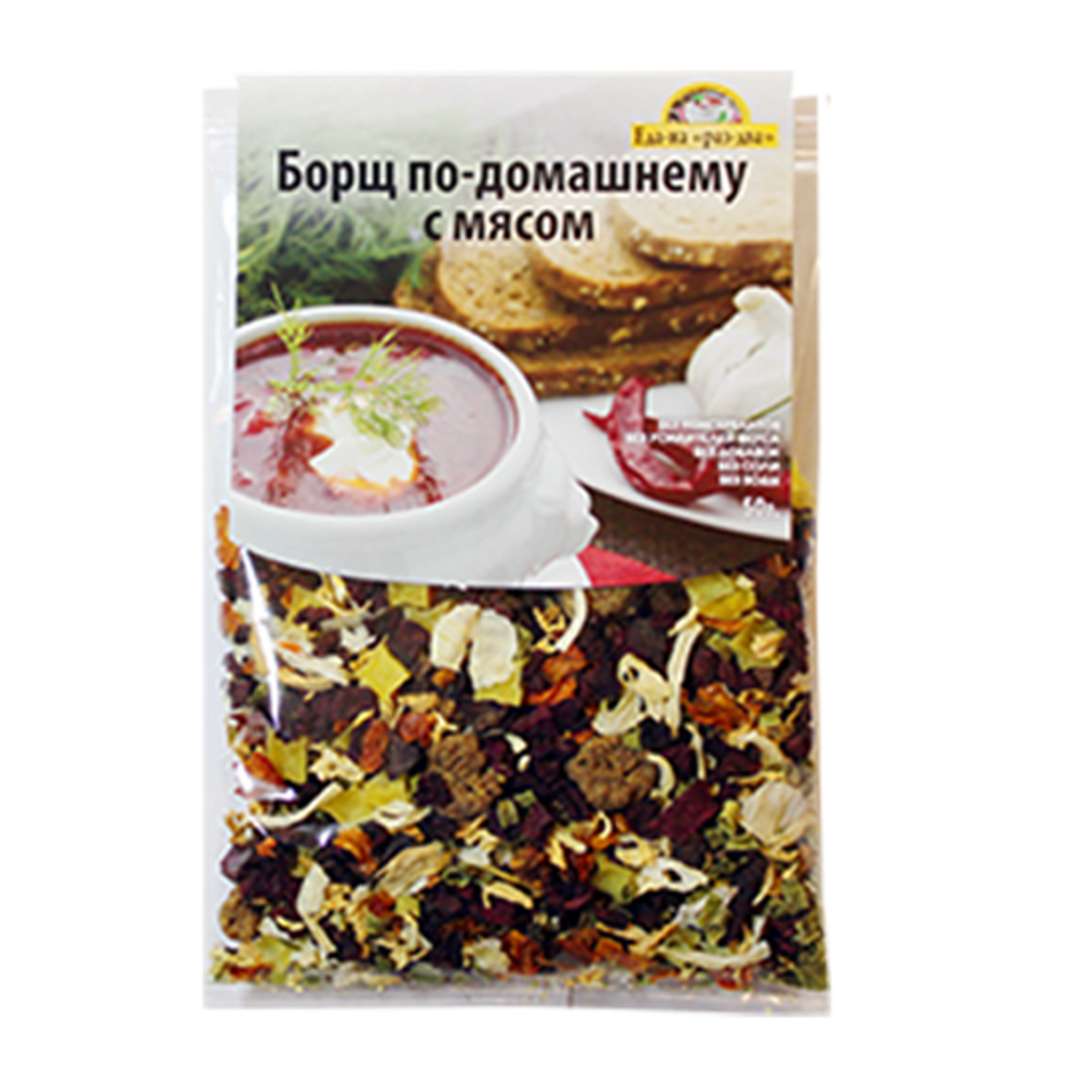 Борщ по-домашнему с мясом 50 г ("Здоровая Еда")