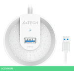 USB-хаб A4Tech HUB-30 белый