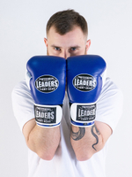Перчатки боксерские LEADERS LS 2 BL/WH (сине-белые)