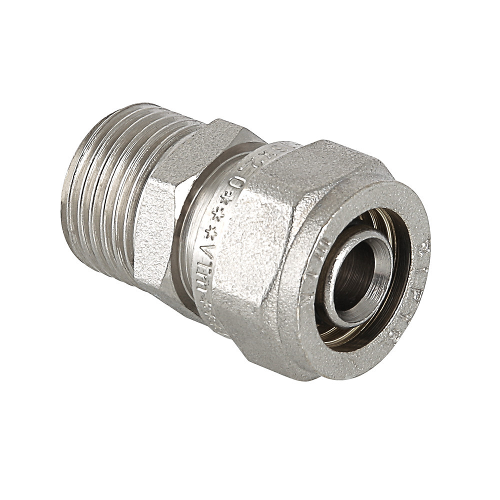 Соединение Valtec н.р 16*1/2 (обжим) 338