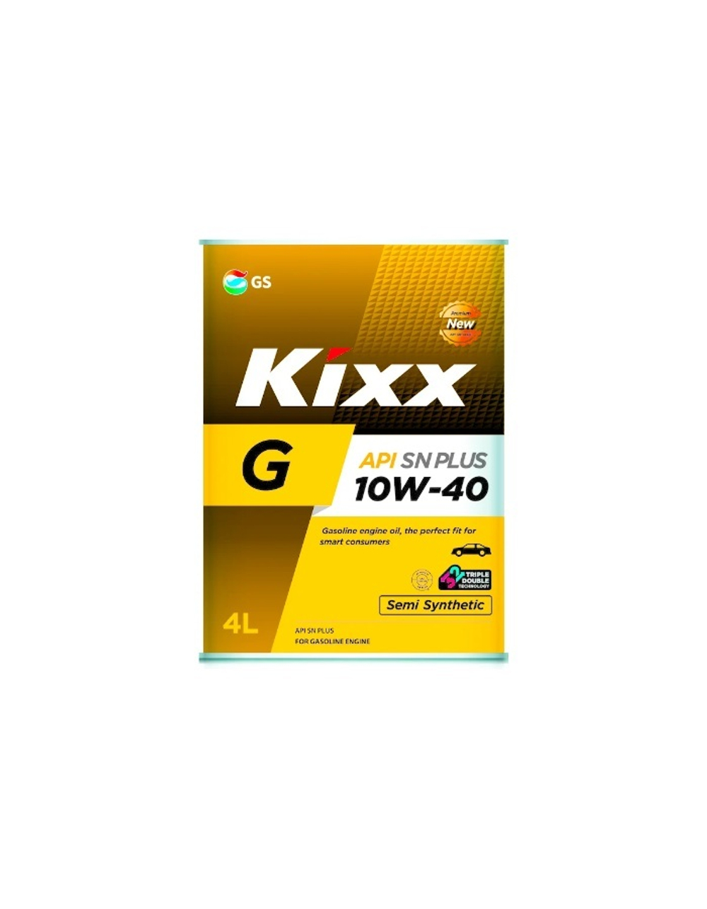 Моторное масло KIXX G1 Plus SN, 10W40, полусинтетическое, 4 л