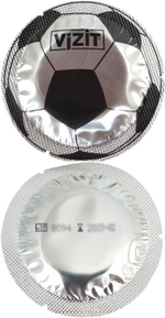 Презервативы классические Classic Vizit Football в дизайнерской упаковке (24 шт.)