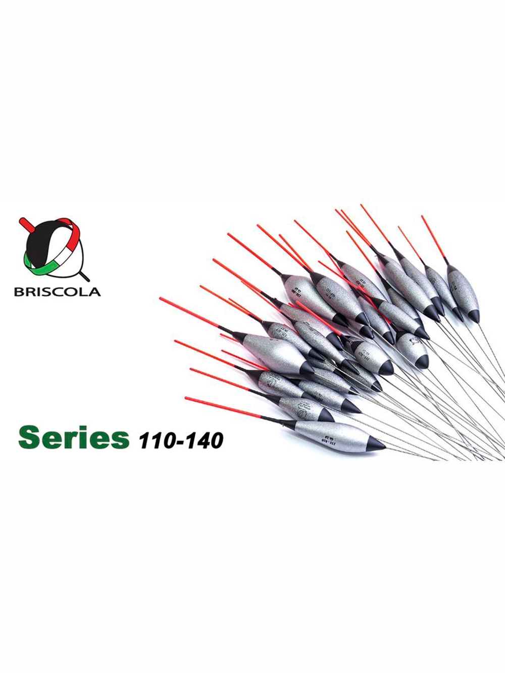 Поплавок для рыбалки Briscola BS-124-040 бальсовый, спортивный, металл. киль, пластиковая антенна, в упаковке 10 штук