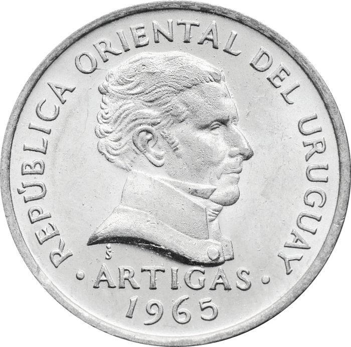 20 сентесимо 1965 Уругвай UNC