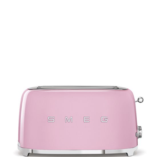 Тостер на 4 ломтика Smeg TSF02PKEU , розовый