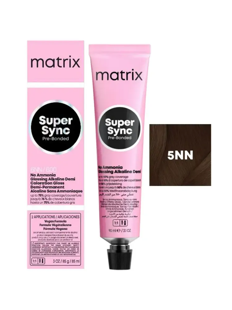 Matrix Color Sync 5NN Светлый шатен глубокий натуральный 90 мл