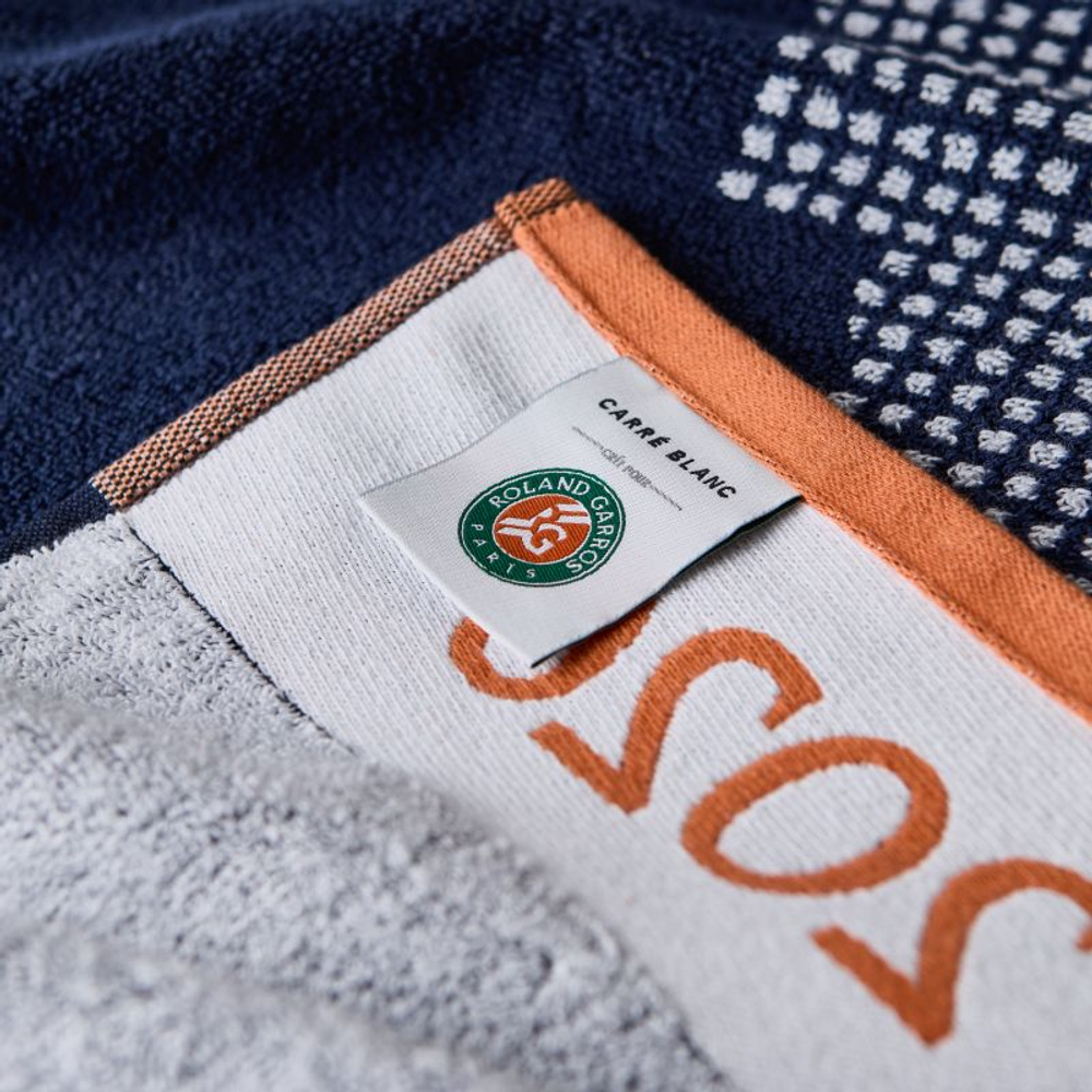 Теннисное полотенце Roland Garros Official Players Logo 2026 - navy/orange