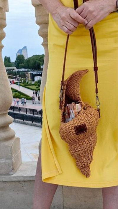 Видео Мастер-класс Сумка-ракушка Ариель