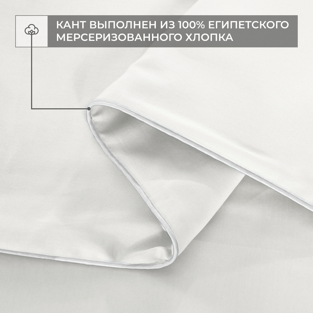 Комплект постельного белья Однотонный Сатин Премиум на резинке OCPR005