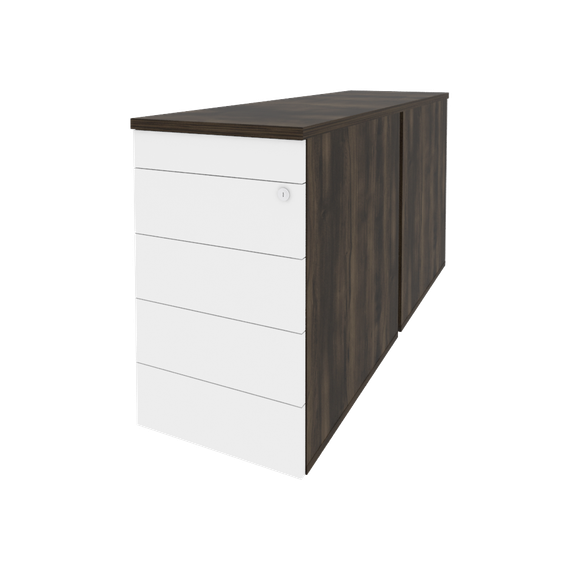 Оникс Тумба двойная приставная/опорная (TIP-ON) O.TPO-2.7 TIP  432*1475*750