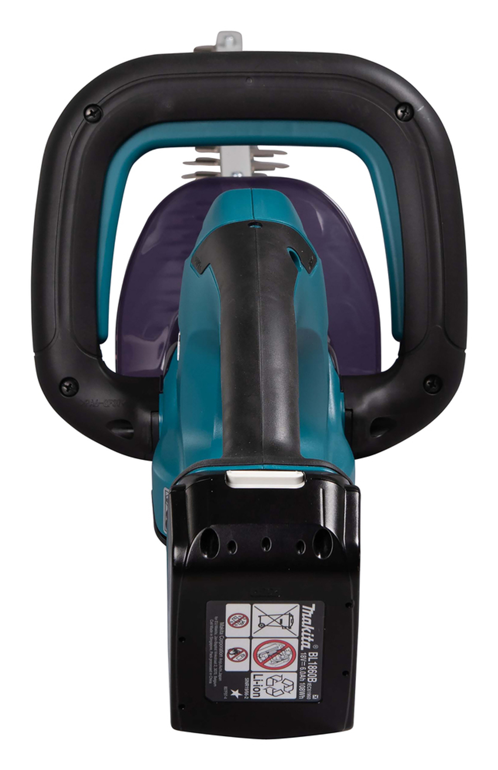 Кусторез аккум. LXT 18В, 250Вт, 60см, 2700 рез/мин,диам.раскрытия15мм,(BL1830B,DC18WC) Makita DUH607F001