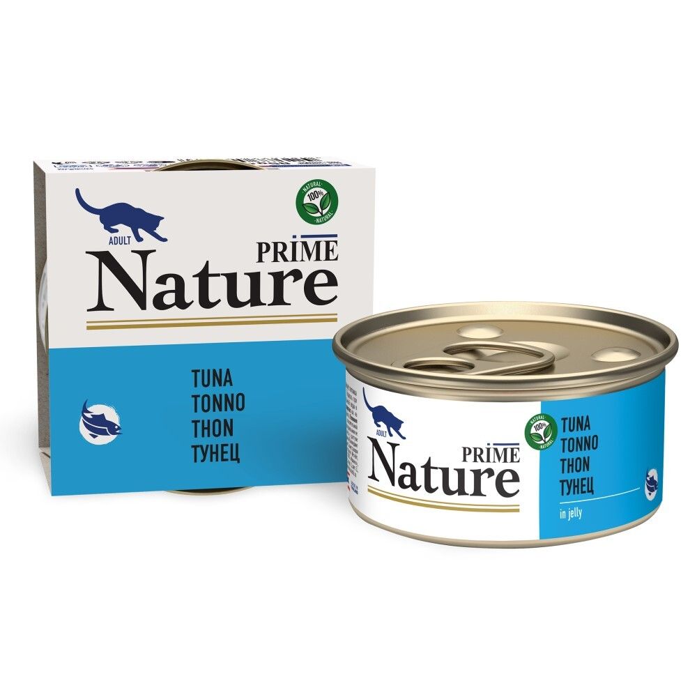 Prime Nature 85 г - консервы для кошек с тунцом (желе)