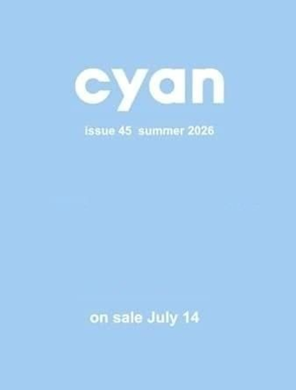 (ПРЕДЗАКАЗ) публикация cyan (JAPAN) - issue 45 summer 2026 C Type