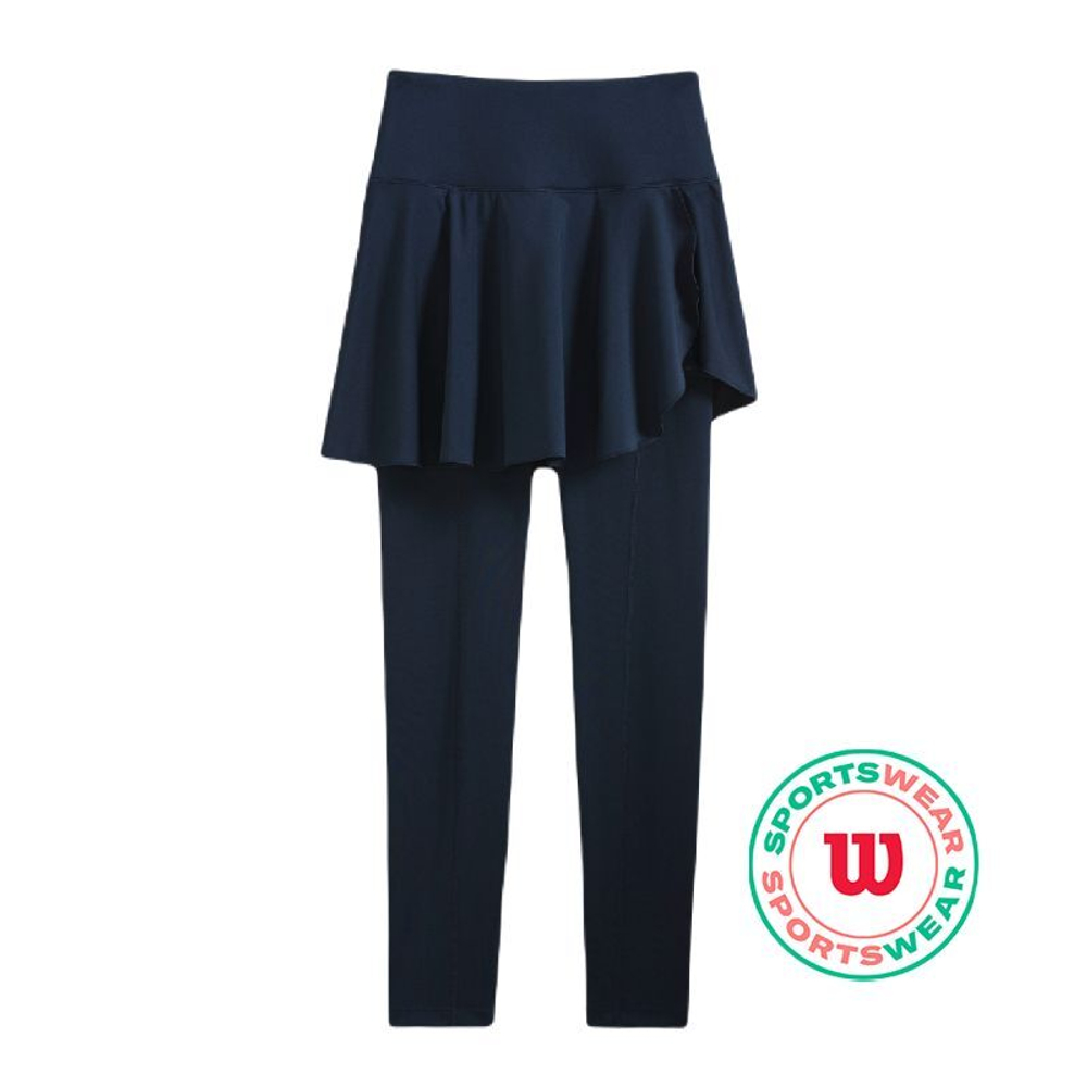 Теннисная юбка Wilson Doubles Tight - небесный