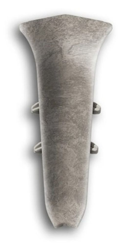 Угол внутренний для плинтуса 85мм "Идеал Классик", 547 Лофт светло-серый