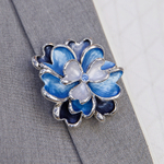 Брошь Shadore Цветок XZ1153.23 BL/S