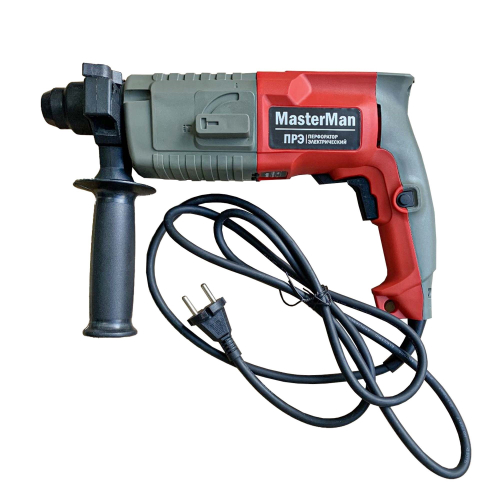 Перфоратор электр. ПРЭ-107/600Вт/2 реж.удар.кейс MasterMan