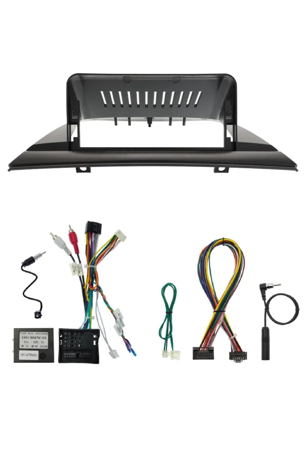 Комплект с разъёмами 12.3" BMW 1 (E81, E87) 2008-2012, X3 E83 (с доработками, тест) взамен верхнего бардачка - Car-Smart LUX-UE83