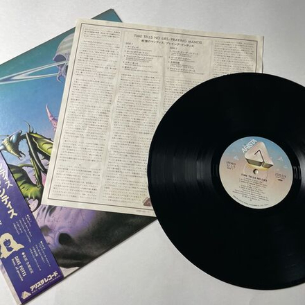 Винтажная виниловая пластинка LP Praying Mantis Time Tells No Lies (Japan 1981) (Obi)