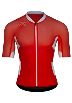 ВЕЛОДЖЕРСИ ELITE LR A4 С КОРОТКИМ РУКАВОМ RED/WHITE