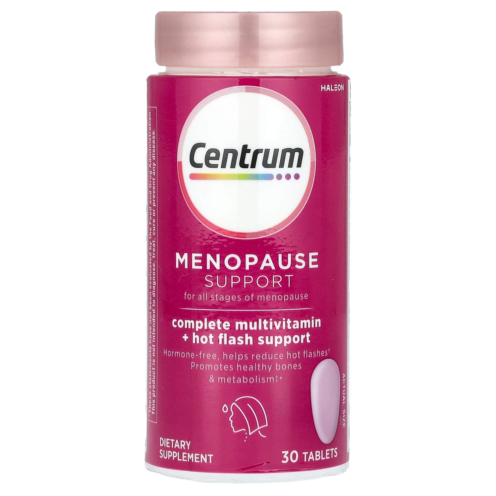 Centrum, Для поддержки менопаузы на всех этапах менопаузы, 30 таблеток
