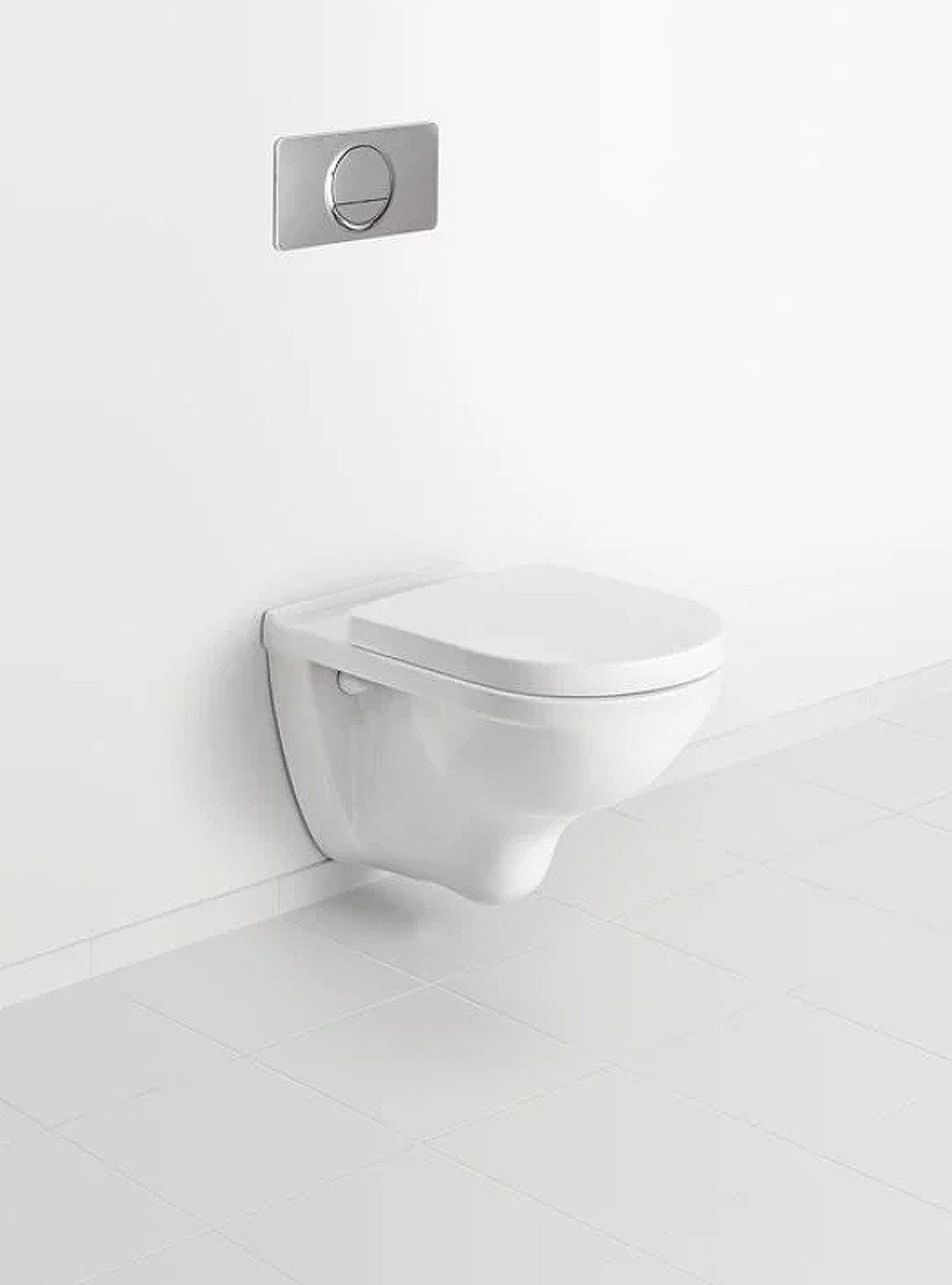 Комплект унитаза Villeroy&Boch O Novo 5660H101 с инсталляцией Tece Base 9400413 с сиденьем Микролифт и Белой клавишей смыва
