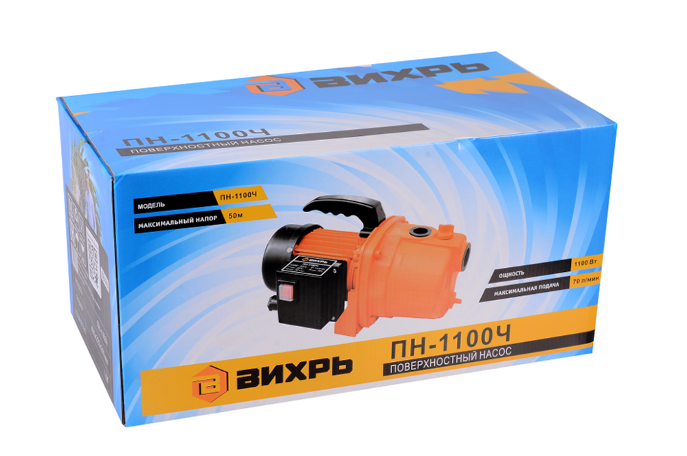 Поверхностный насос Вихрь ПН-1100Ч