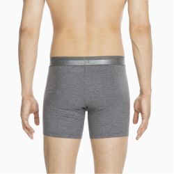 Мужские трусы боксеры удлиненные серые HOM HO1 Long Boxer Briefs HO1 359519_4000ZU