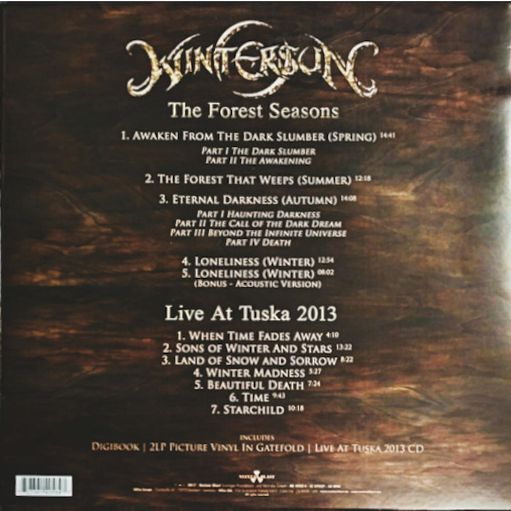 Wintersun / The Forest Seasons (Box Set)(Picture Disc)(2LP+3CD)