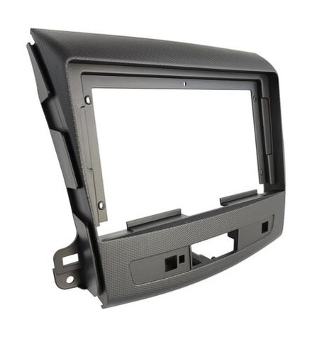 Комплект рамки с разъёмами 9"+can Mitsubishi Outlander XL, Peugeot 4007, Citroen C-crosser под рокфорд (перфорированная) - Car-Smart 8007P