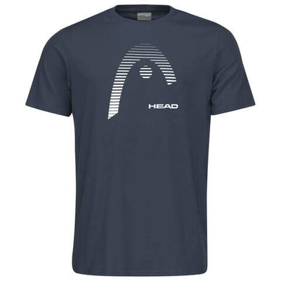 Футболка для мальчика теннисная Head Club Carl T-Shirt - navy