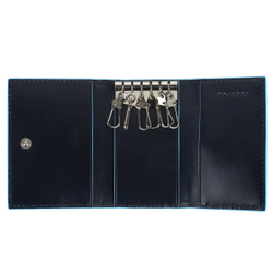Ключница на кнопке Piquadro Blue square PC1396B2/N