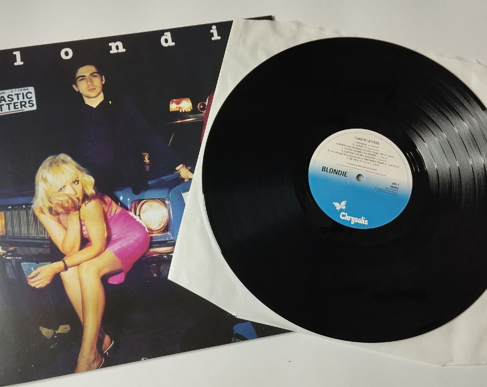 Винтажная виниловая пластинка LP Blondie Plastic Letters (EU 2015)