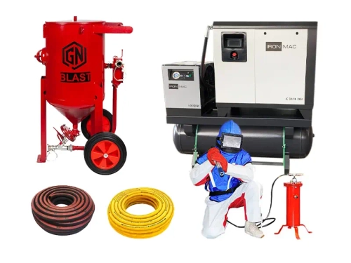 Оборудование для работы стальной дробью | комплект "Дробеструйщик"