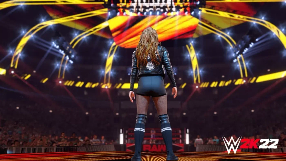 WWE 2K22 (диск для PS5, полностью на английском языке)