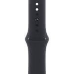 Часы Apple Watch SE, 40 мм, алюминий цвета «тёмная ночь», ремешок Sport Band цвета «тёмная ночь» (2024)