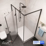 Душевое ограждение Ceruttispa C1AF L (120x90x195)