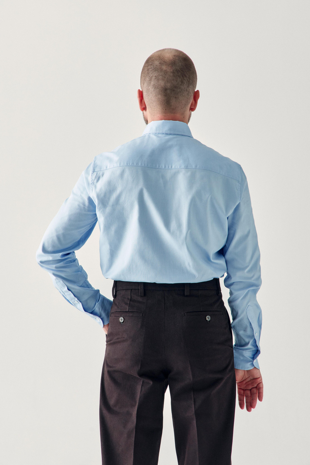 Рубашка OCBD светло-голубая