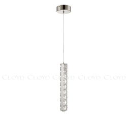 Подвесной светильник Cloyd ELATA P1 / выс. 38 см - хром (арт.11559)