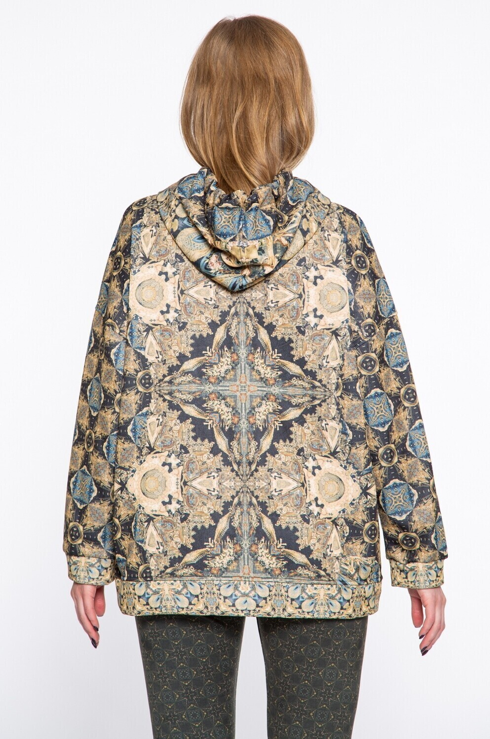 Худи "Барокко", по мотивам рисунков на средневековой портьере, представляющих Венеру и амуров. Эпоха короля Людовика XIV