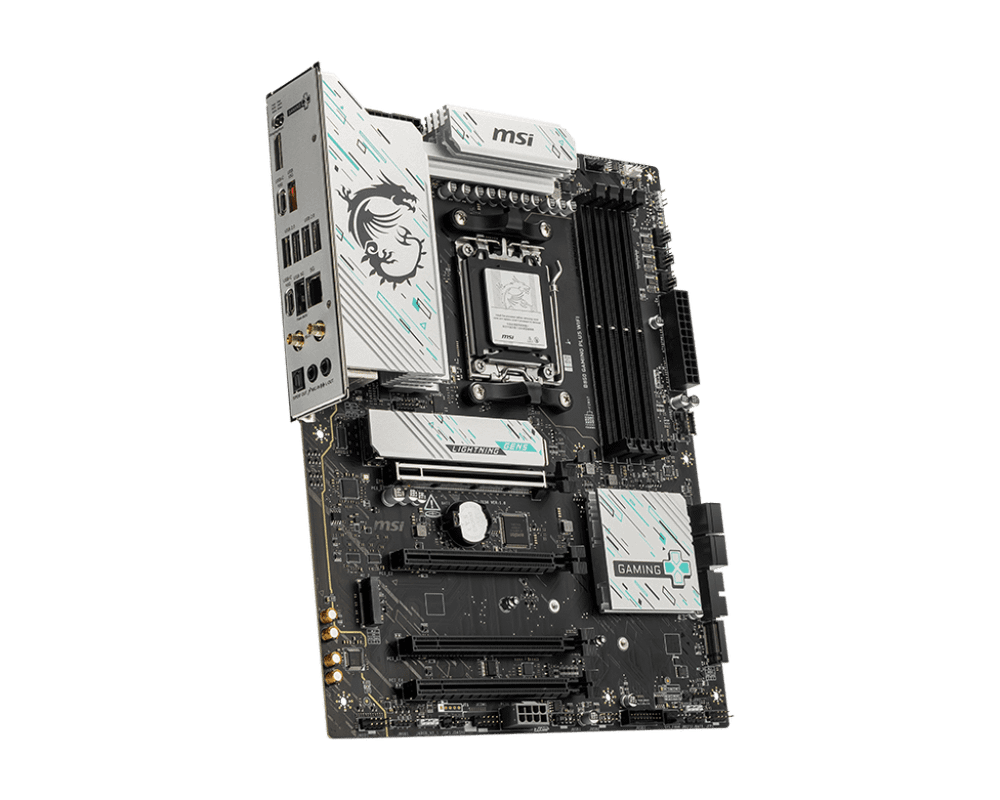 Материнская плата MSI B850 GAMING PLUS WIFI AM5 4xDDR5 4xSATA3 RAID 3xM.2 DP 2xType-C ATX