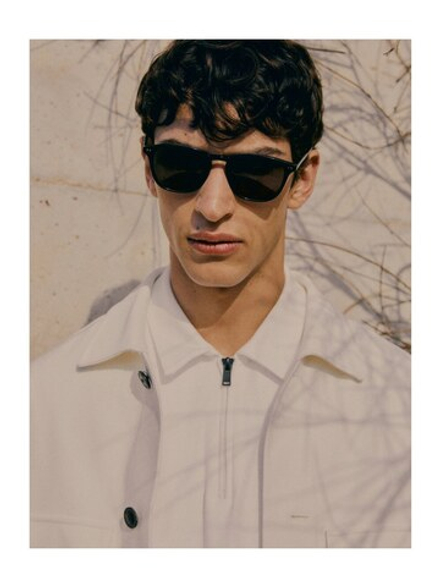 Massimo Dutti Эпоксидные солнцезащитные очки, черный