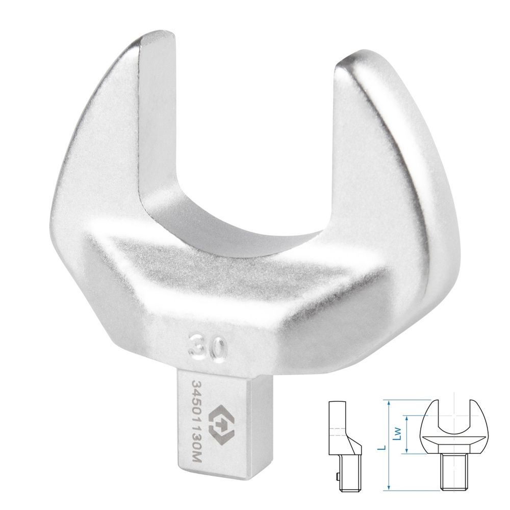 KING TONY (34501130M) Насадка рожковая серии "FIT", 30 мм, 9х12 мм