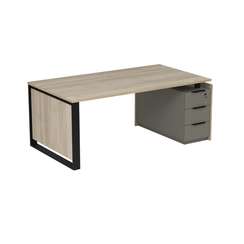 15СОУ.1609 Стол рабочий на опорной угловой тумбе (1660*930*750)